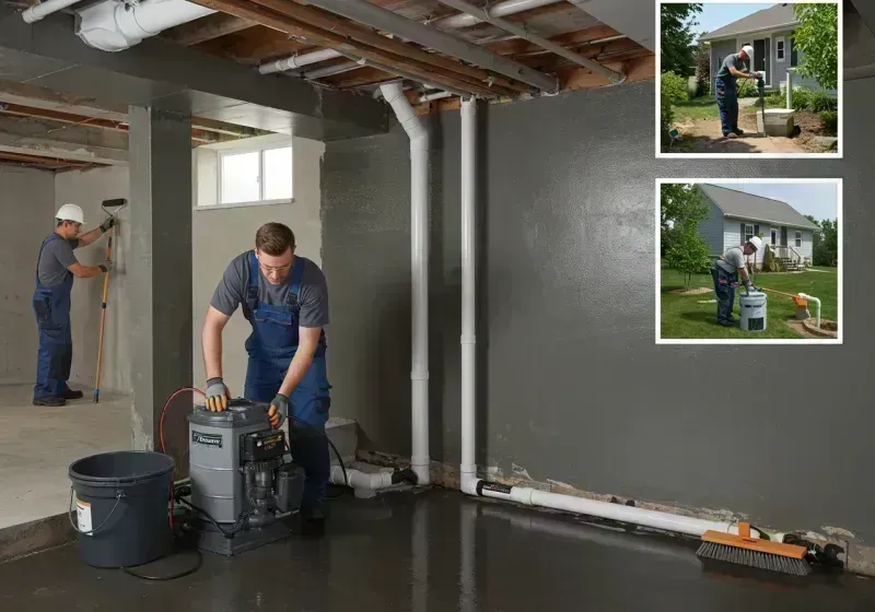 Basement Waterproofing and Flood Prevention process in Brunswick, MD